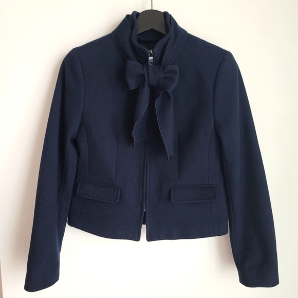 Banana Republic Jackets & Blazers - NWOT - Banana Republic Italian Wool Bow Blazer/Coat
